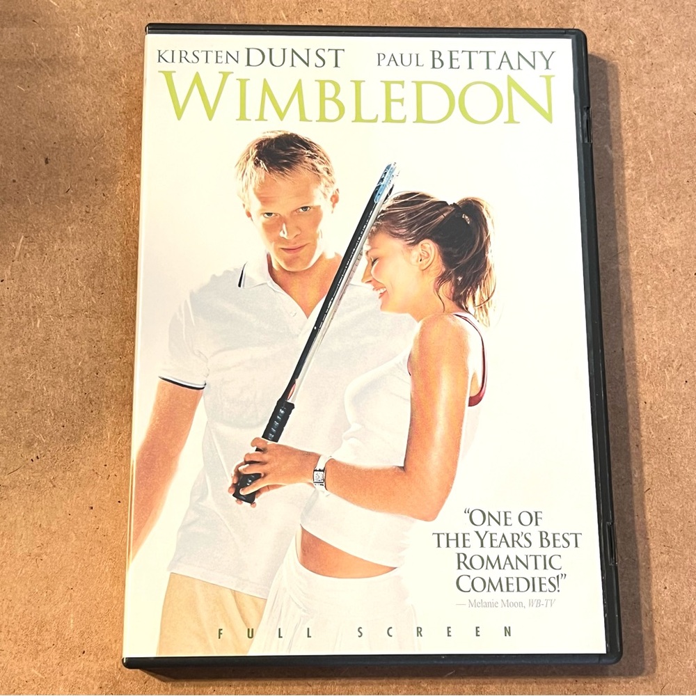 DVD Movie - WIMBLEDON - Kirsten Dunst - Paul Bettany - Romantic Comedy